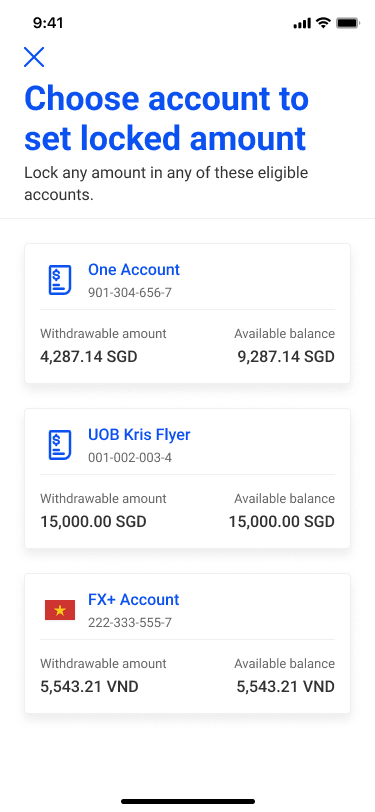 Step 02: Select Account